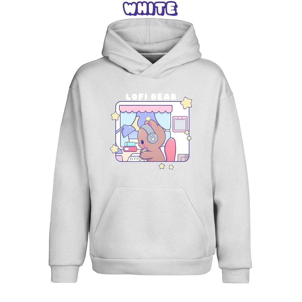 Lofi Bear Pullover Urban Hoodie - Super Kawaii Labs