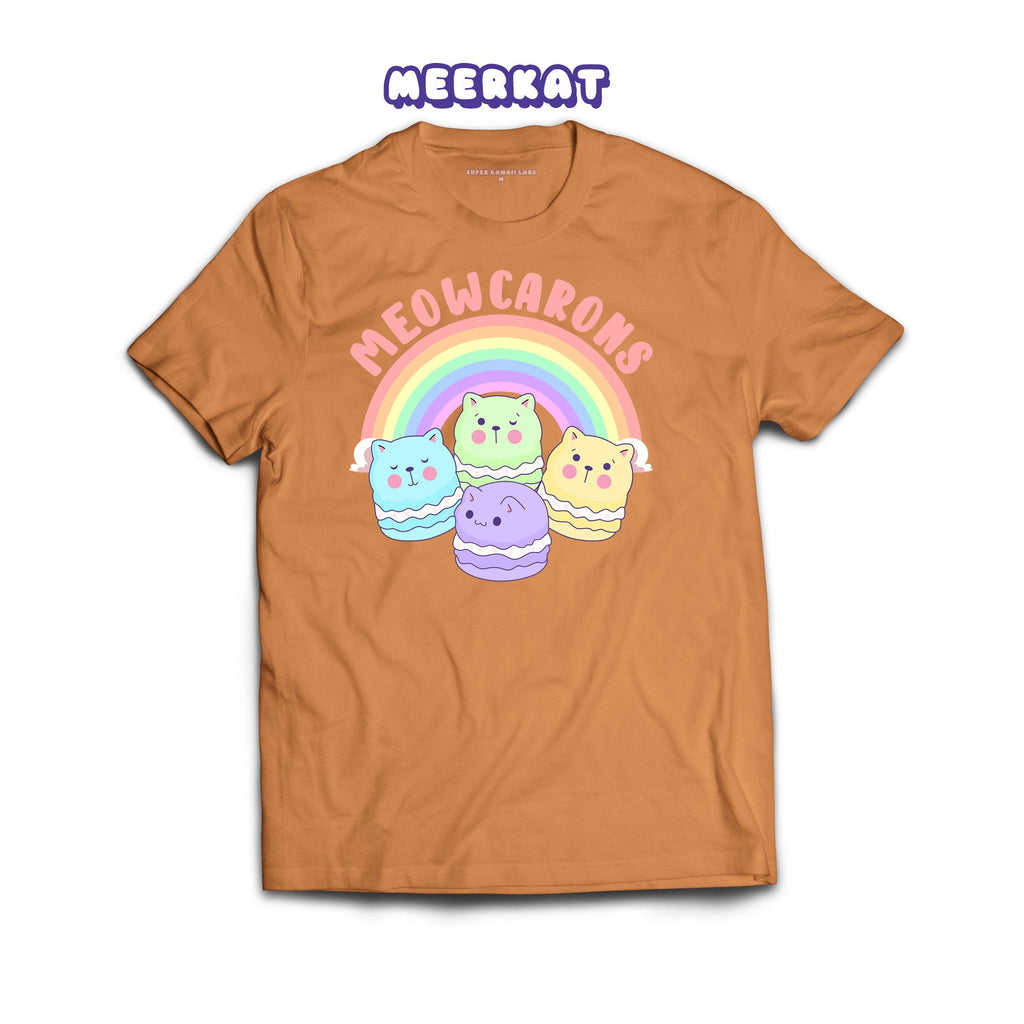 Meowcaroons1 T-shirt, Meerkat 100% Ringspun Cotton T-shirt