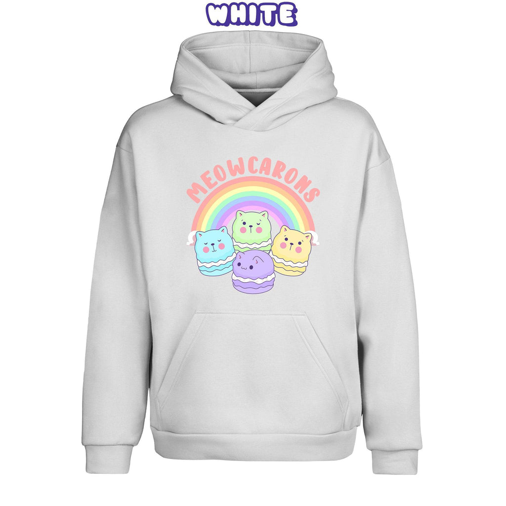 Meowcaroons1 While Pullover Urban Hoodie