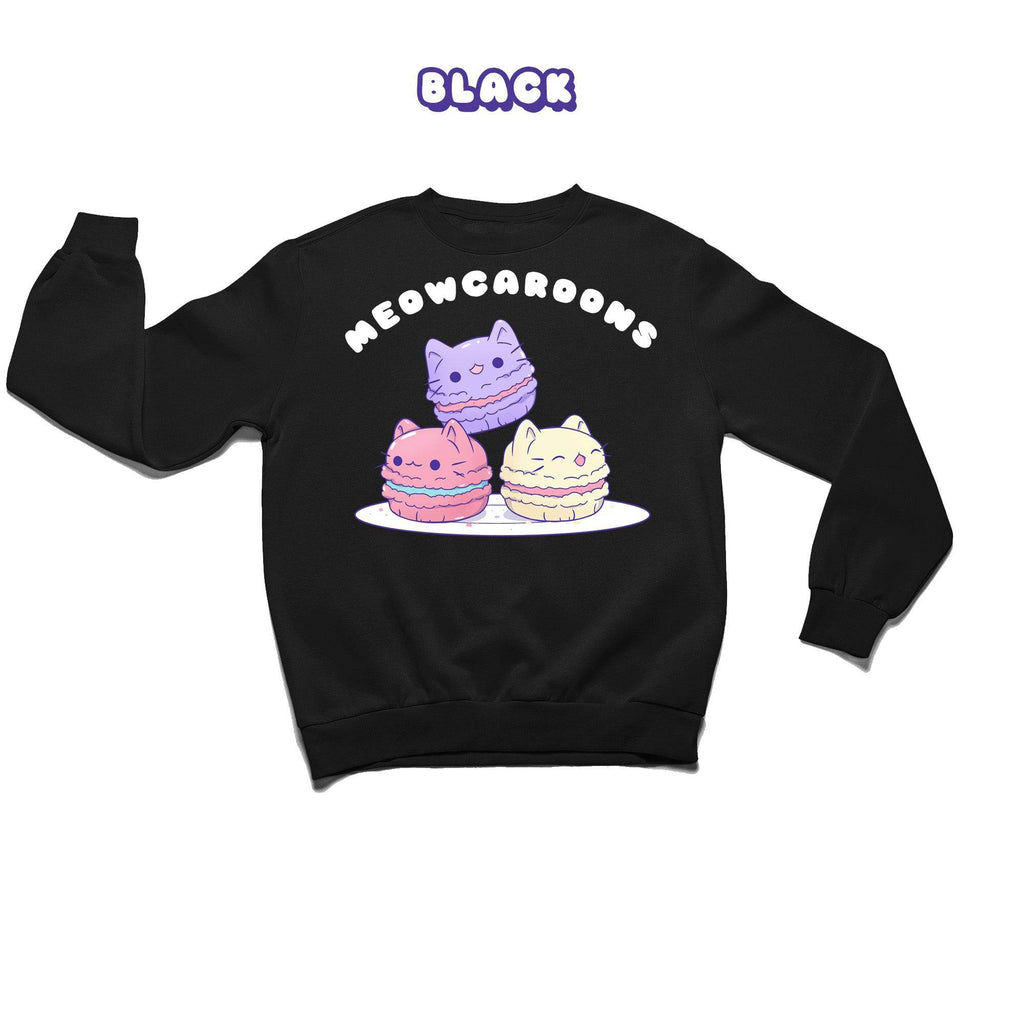 Meowcaroons Crewneck Premium Sweater - Super Kawaii Labs