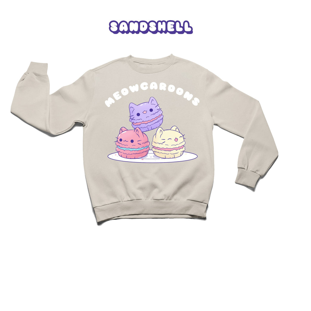 Meowcaroons Crewneck Premium Sweater - Super Kawaii Labs