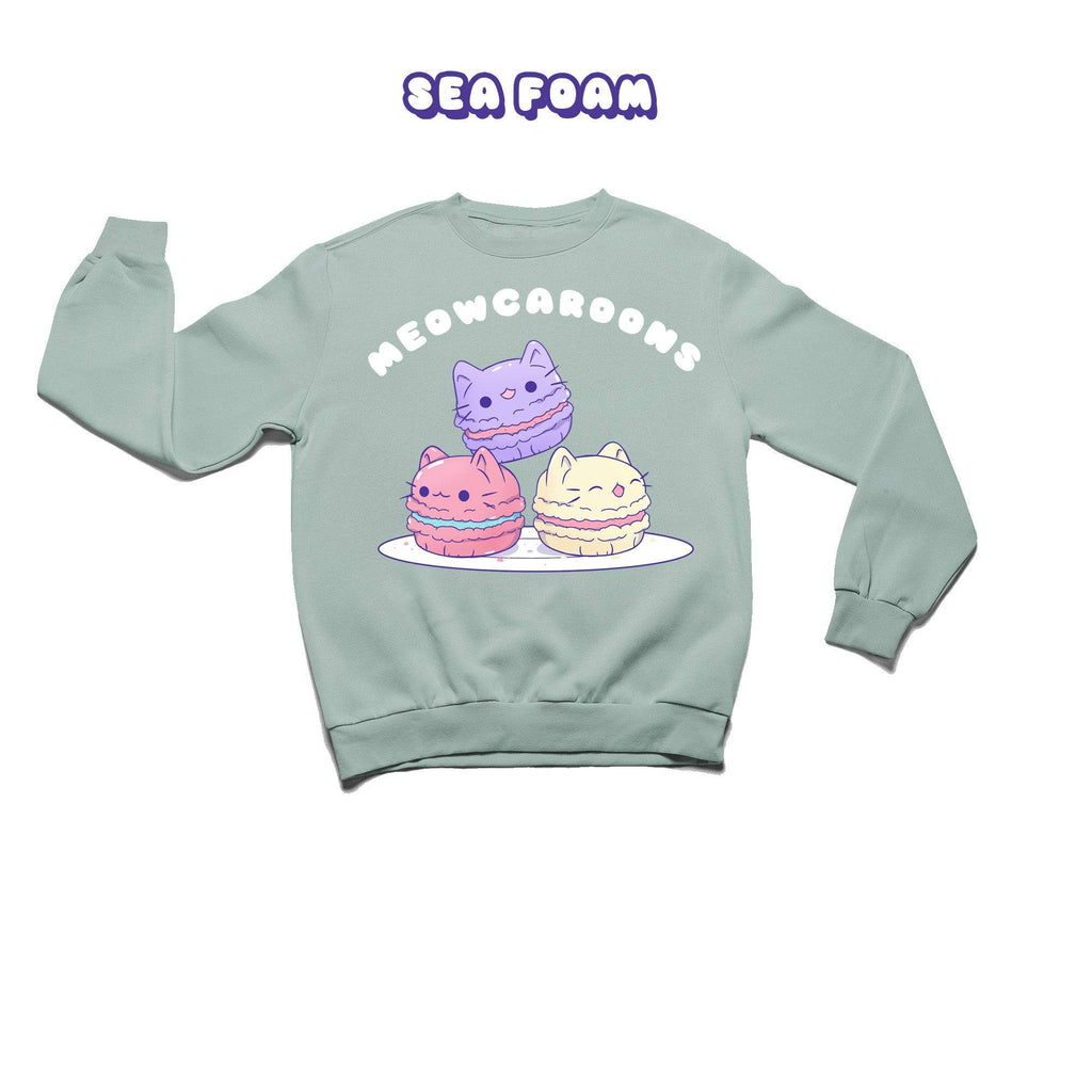 Meowcaroons Crewneck Premium Sweater - Super Kawaii Labs