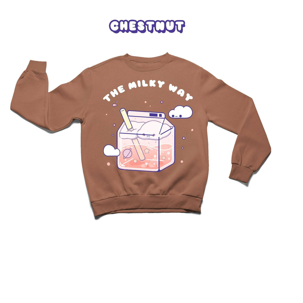 Milky Way Crewneck Premium Sweater - Super Kawaii Labs