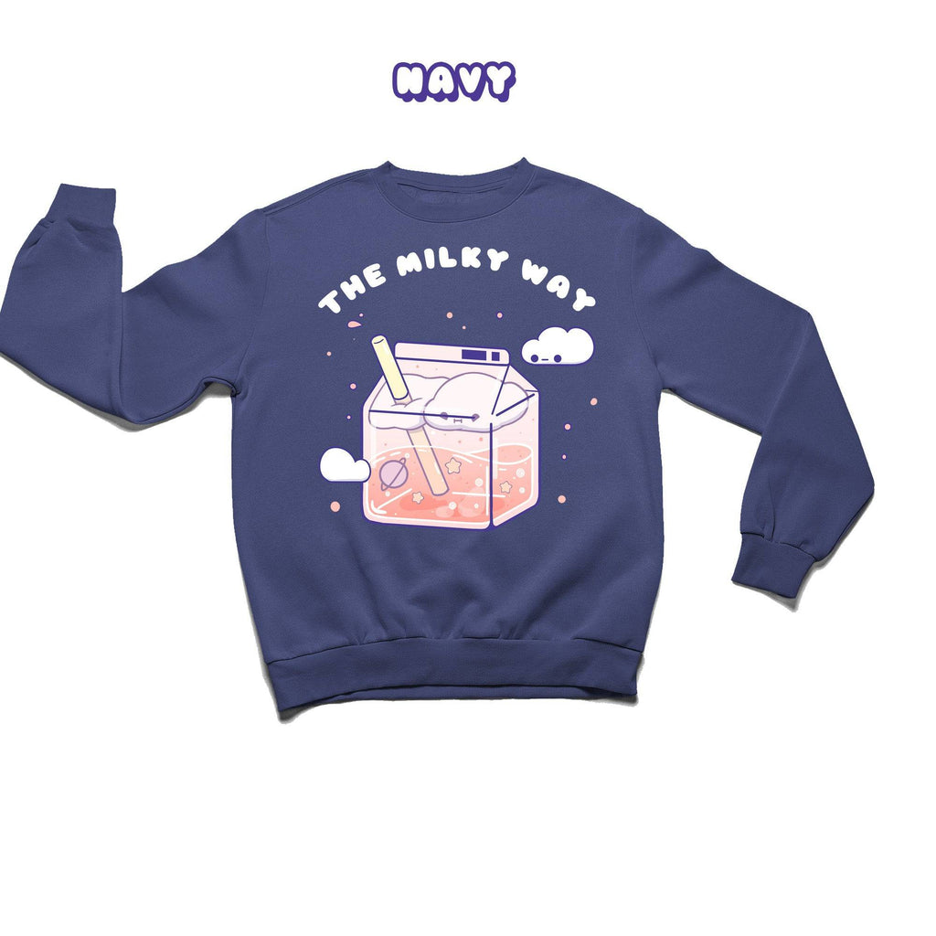 Milky Way Crewneck Premium Sweater - Super Kawaii Labs