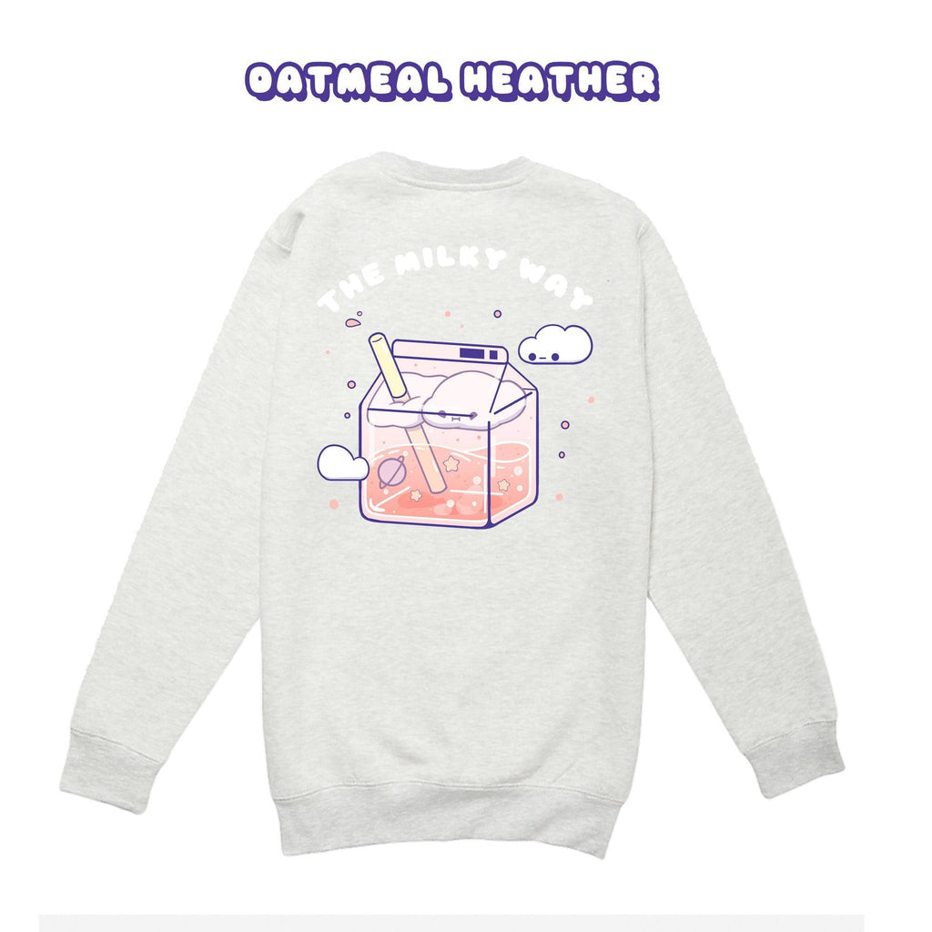 Milky Way Crewneck Premium Sweater - Super Kawaii Labs