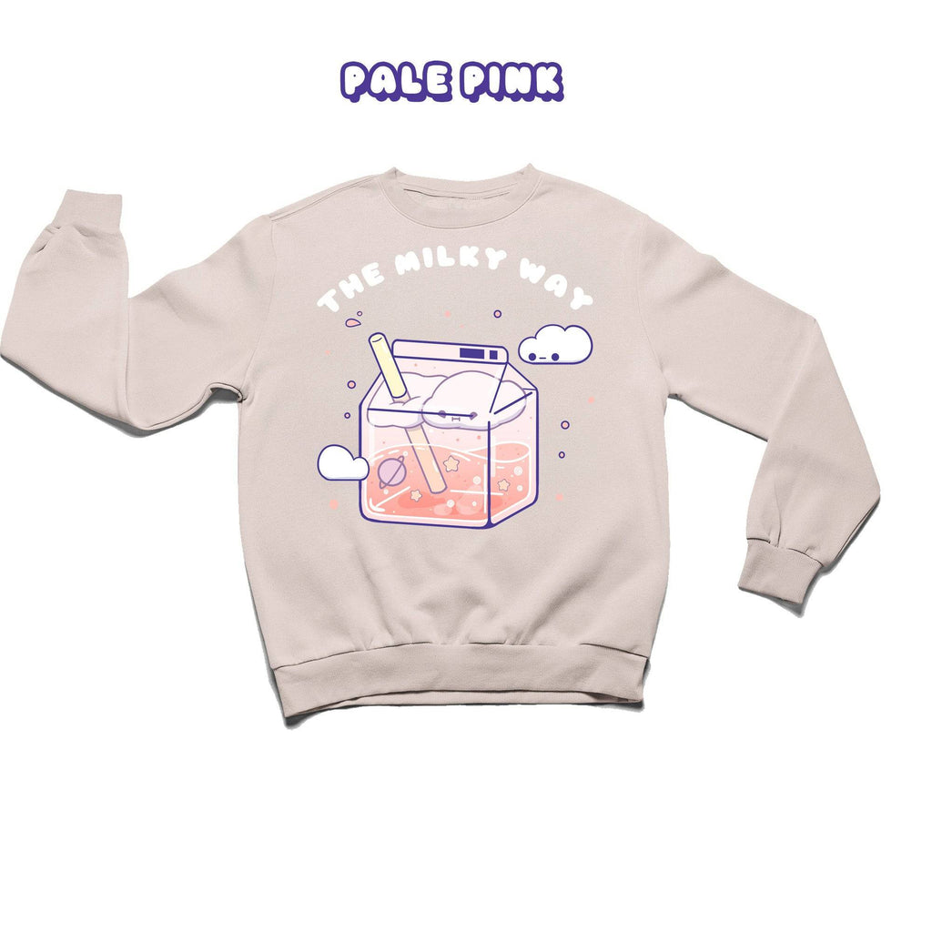 Milky Way Crewneck Premium Sweater - Super Kawaii Labs