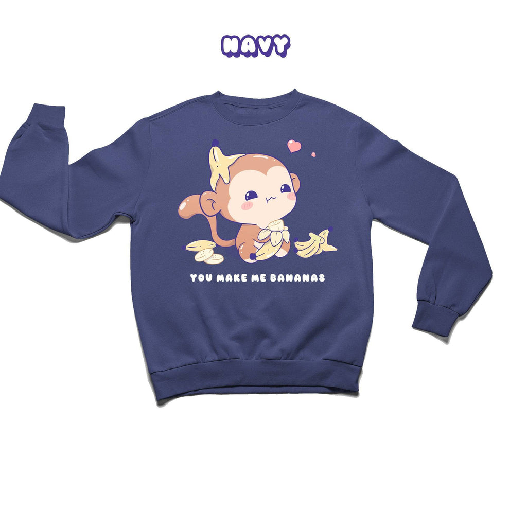 Monkey Crewneck Premium Sweater - Super Kawaii Labs