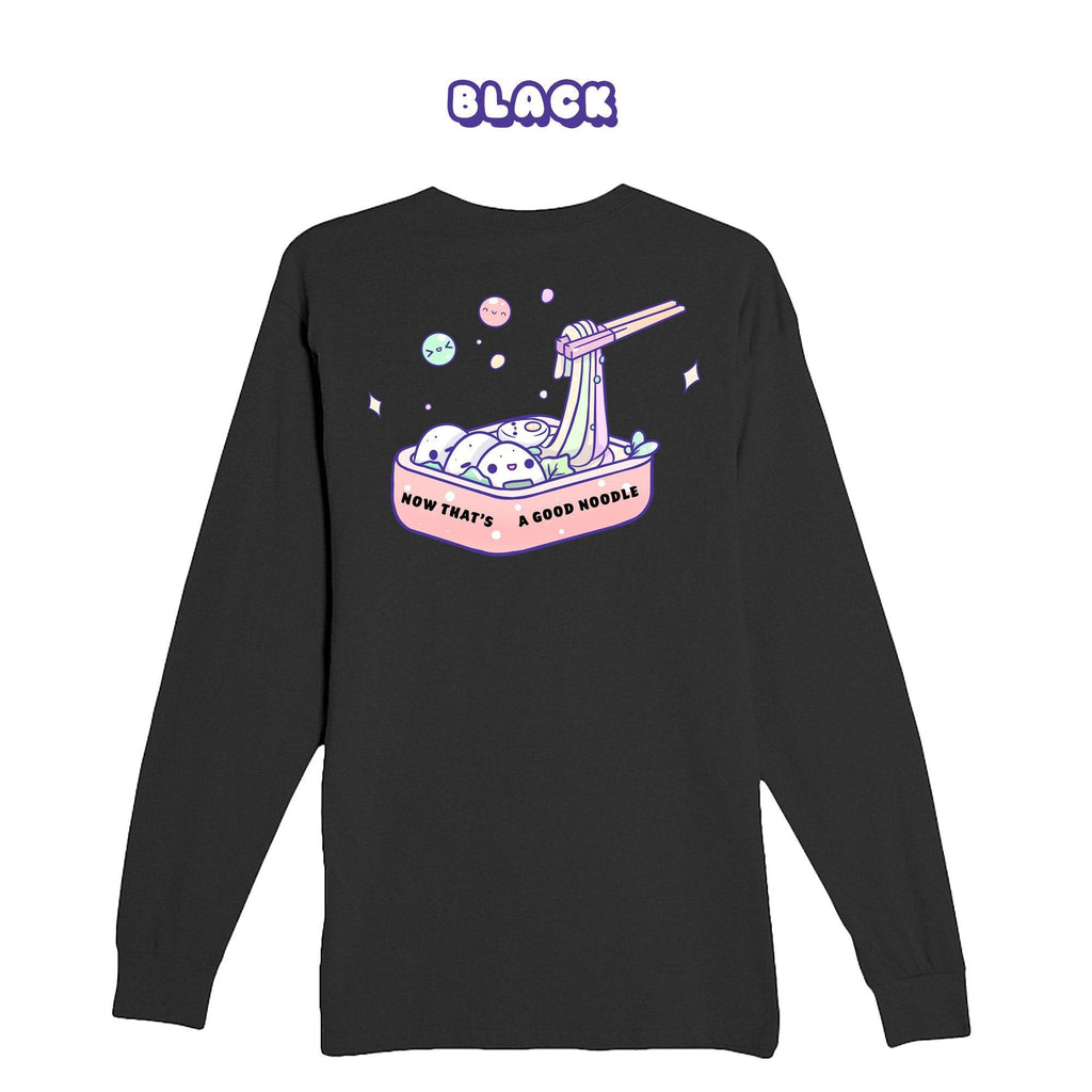 Noodles Black Longsleeve T-shirt