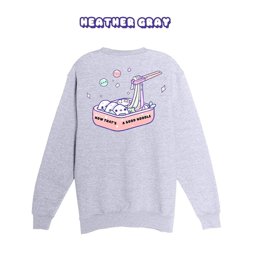 Noodles Heather Gray Crewneck Sweatshirt