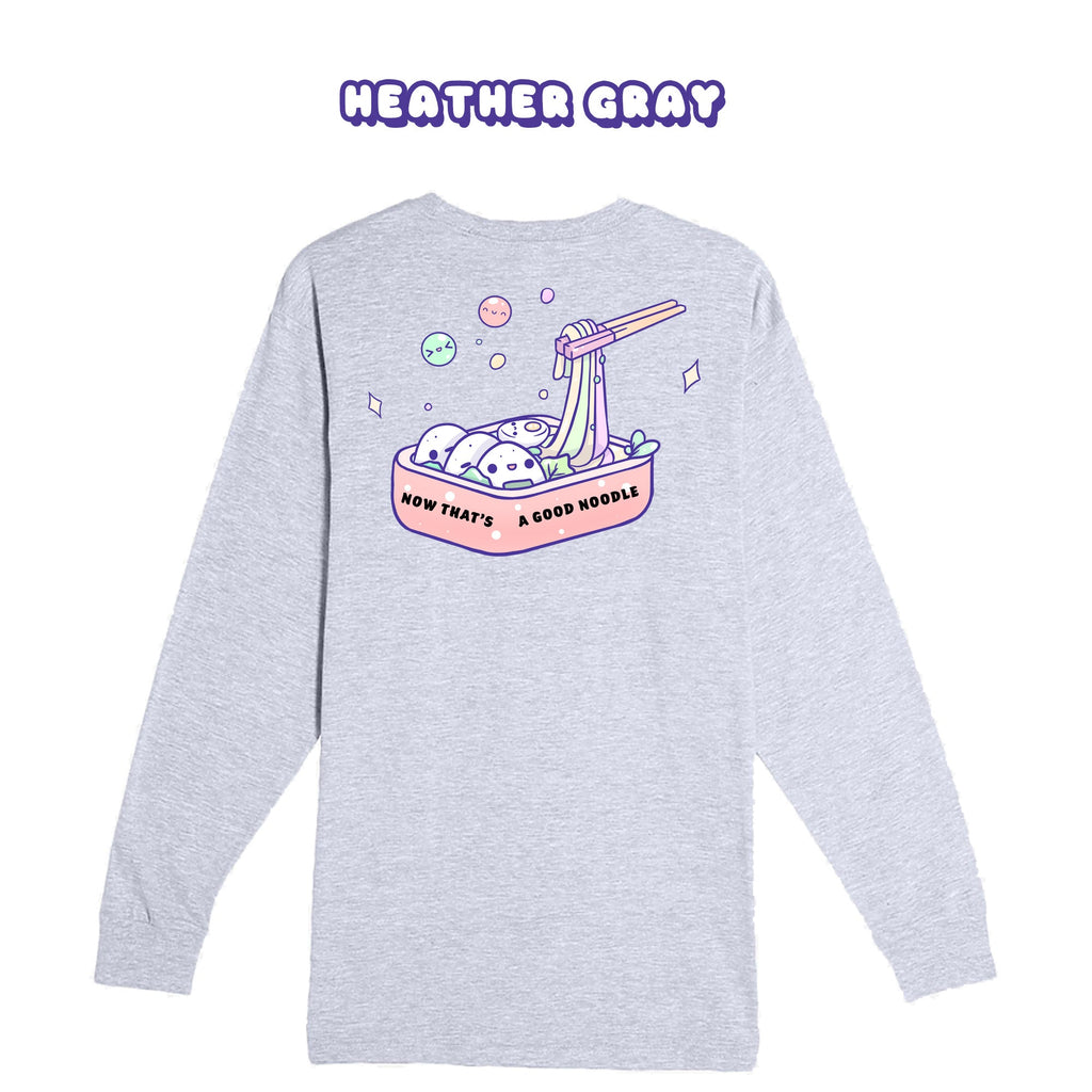 Noodles Heather Gray Longsleeve T-shirt