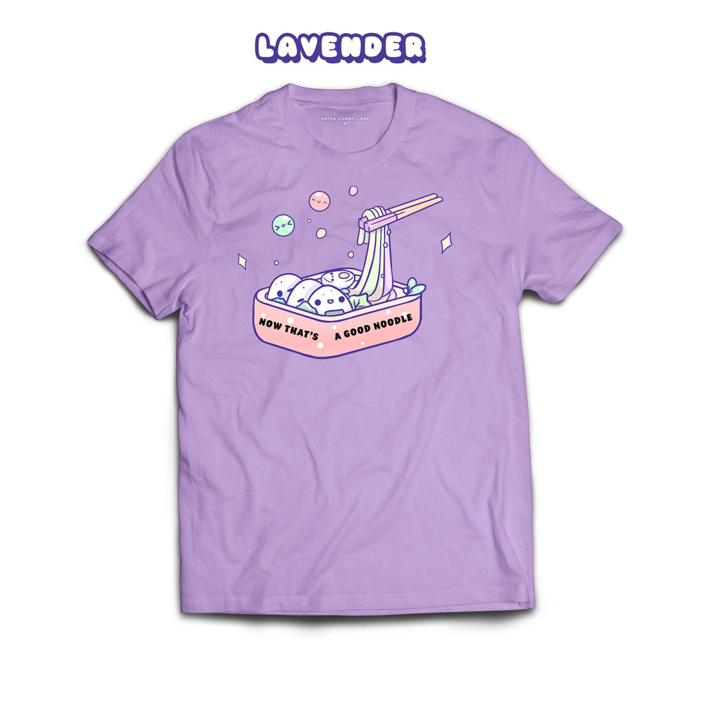 Noodles T-shirt, Lavender 100% Ringspun Cotton T-shirt