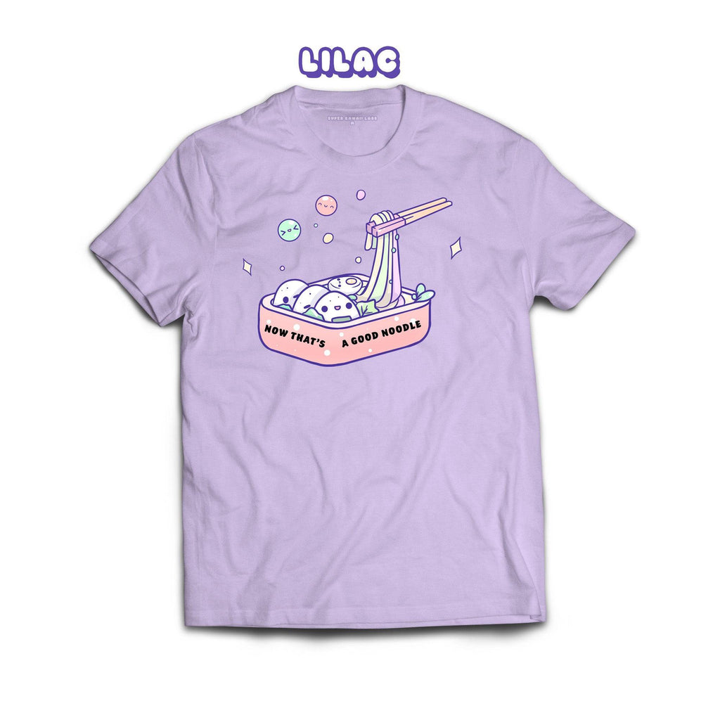Noodles T-shirt, Lilac 100% Ringspun Cotton T-shirt