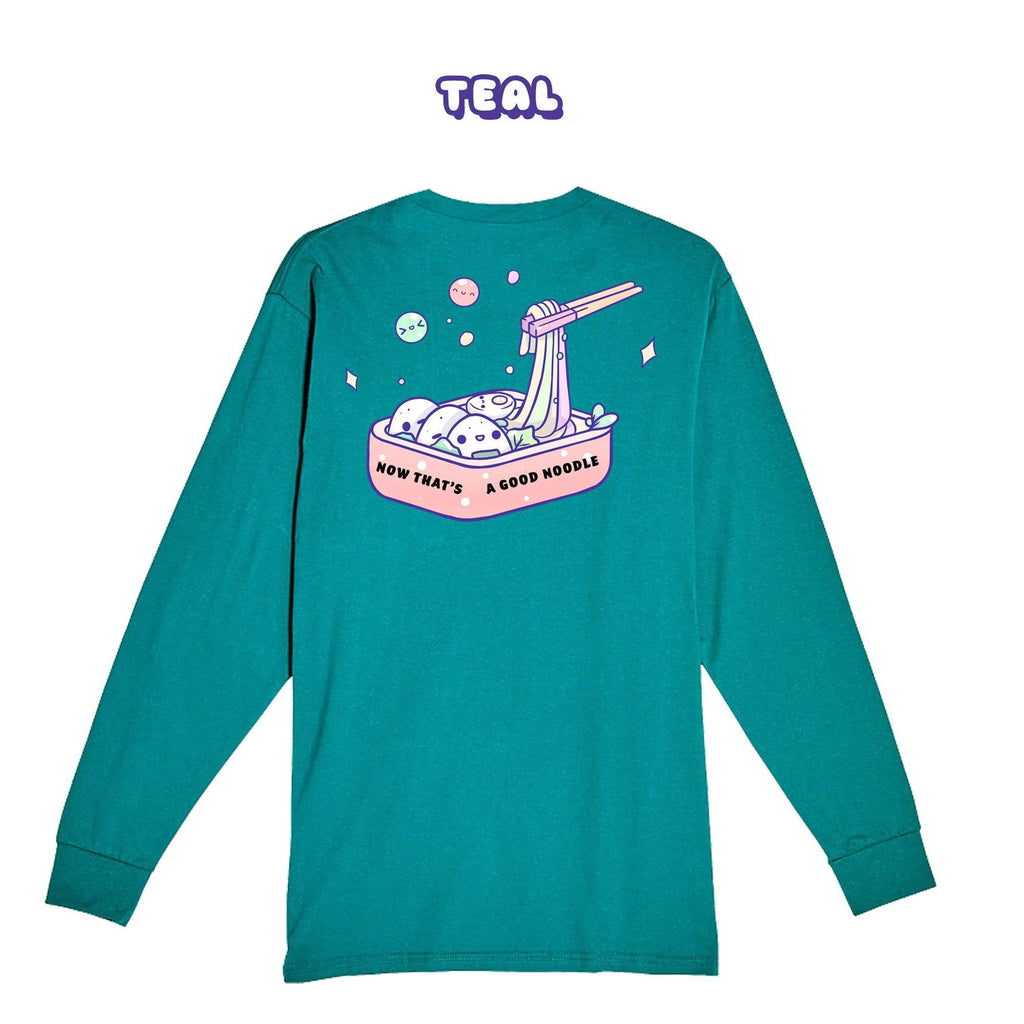 Noodles Teal Longsleeve T-shirt