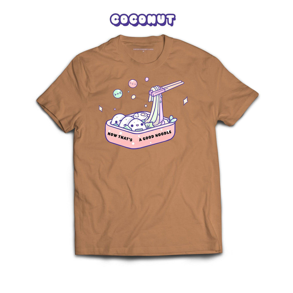 Noodles T-shirt, Toasted Coconut 100% Ringspun Cotton T-shirt