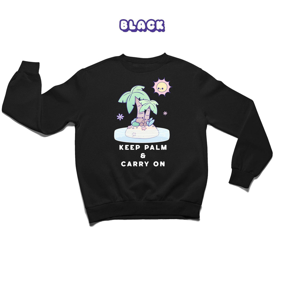 Palm Trees Crewneck Premium Sweater - Super Kawaii Labs