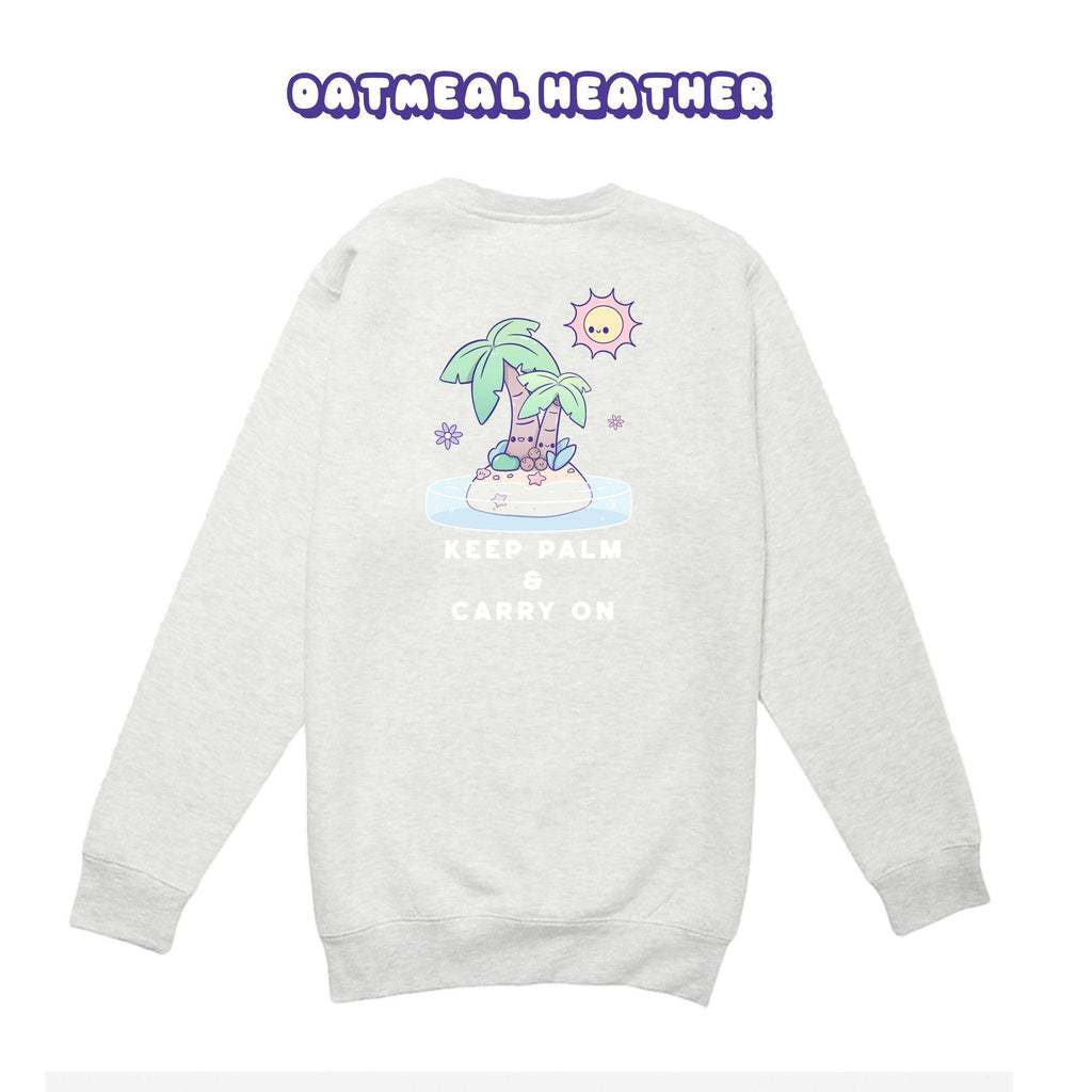 Palm Trees Crewneck Premium Sweater - Super Kawaii Labs