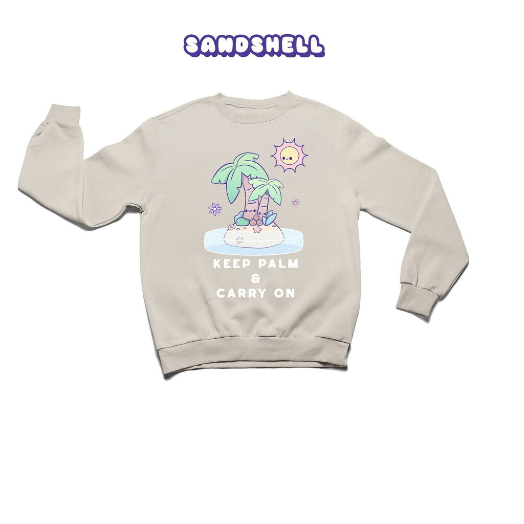 Palm Trees Crewneck Premium Sweater - Super Kawaii Labs