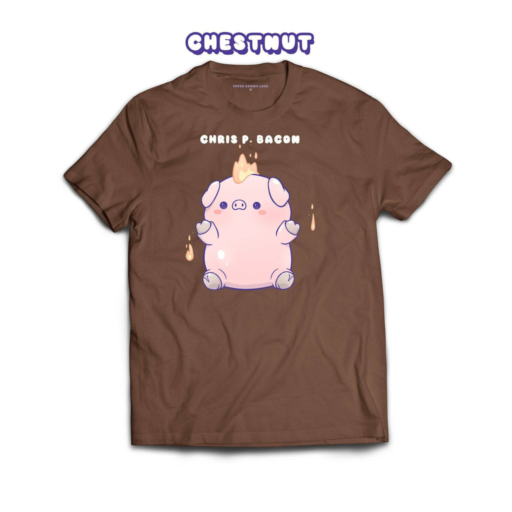 Pig T-shirt, Chestnut 100% Ringspun Cotton T-shirt