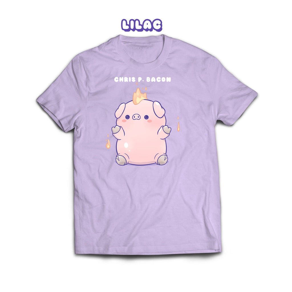 Pig T-shirt, Lilac 100% Ringspun Cotton T-shirt
