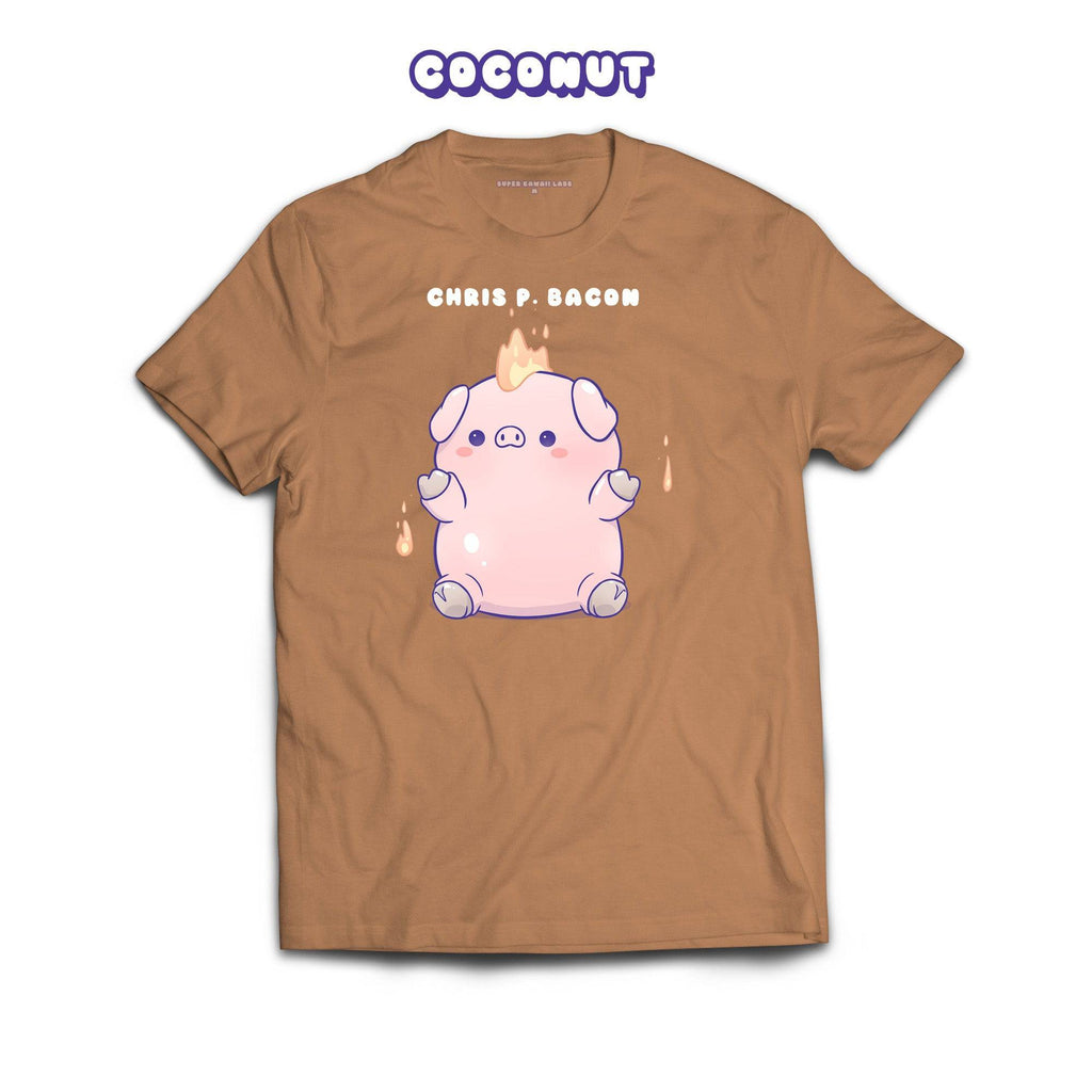 Pig T-shirt, Toasted Coconut 100% Ringspun Cotton T-shirt