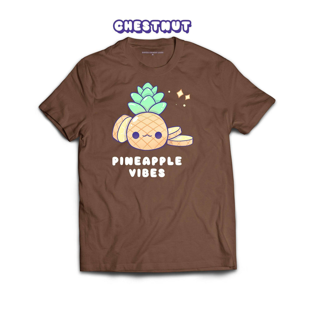 Pineapple T-shirt, Chestnut 100% Ringspun Cotton T-shirt