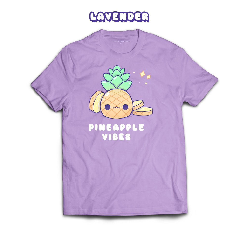 Pineapple T-shirt, Lavender 100% Ringspun Cotton T-shirt