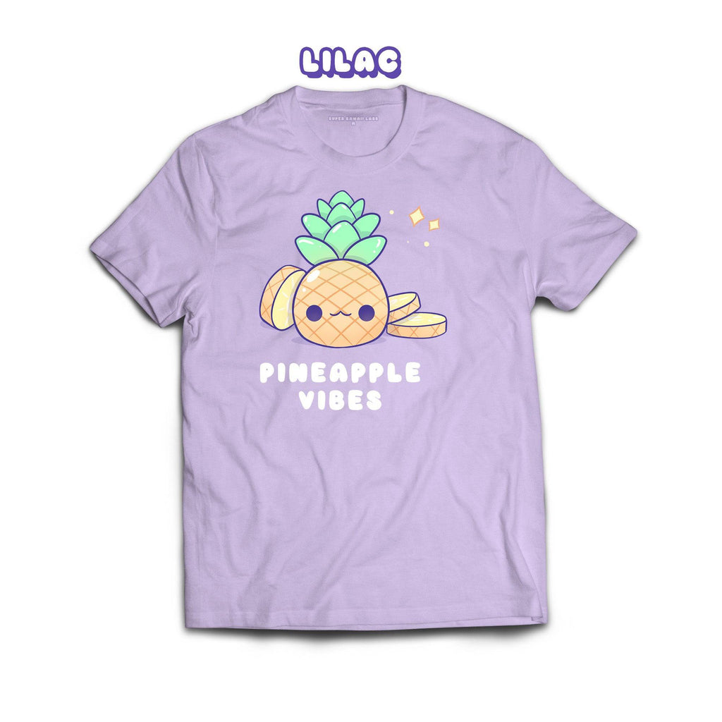 Pineapple T-shirt, Lilac 100% Ringspun Cotton T-shirt