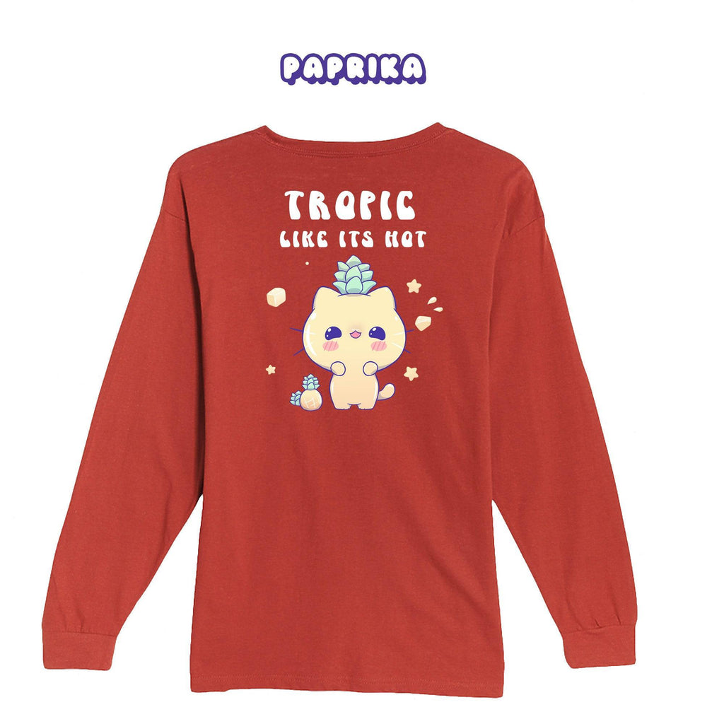 Pineapple Cat Longsleeve T-shirt - Super Kawaii Labs