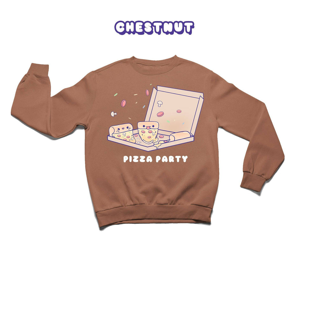 Pizza Chestnut Crewneck Sweatshirt
