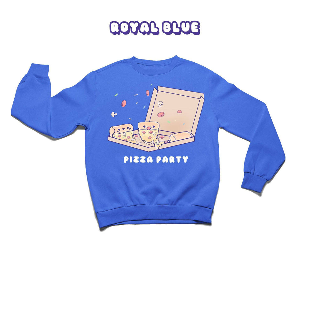 Pizza Royal Blue Crewneck Sweatshirt