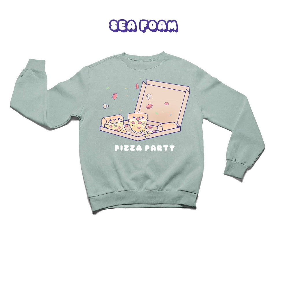 Pizza Sea Foam Crewneck Sweatshirt