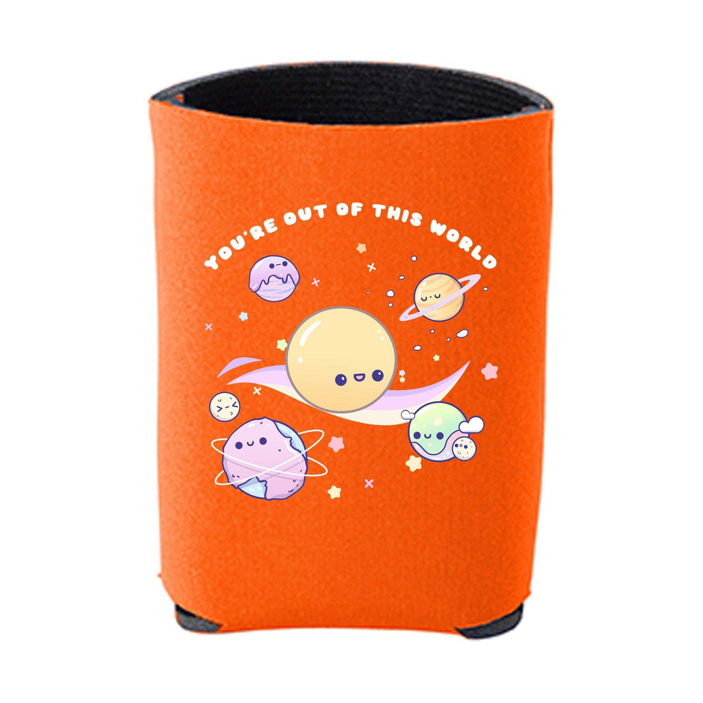 Kawaii Orange Planets Beverage Holder