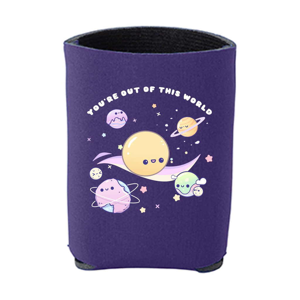 Kawaii Purple Planets Beverage Holder
