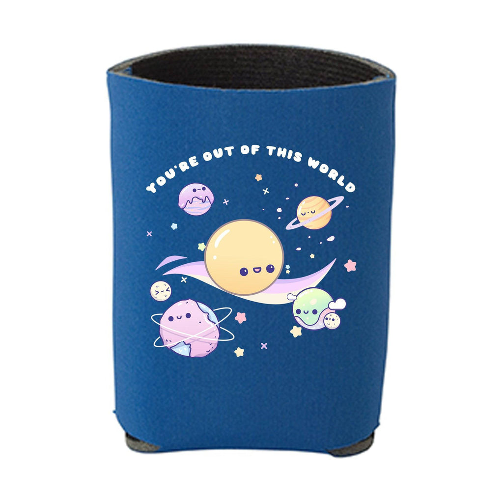 Kawaii Royal Blue Planets Beverage Holder