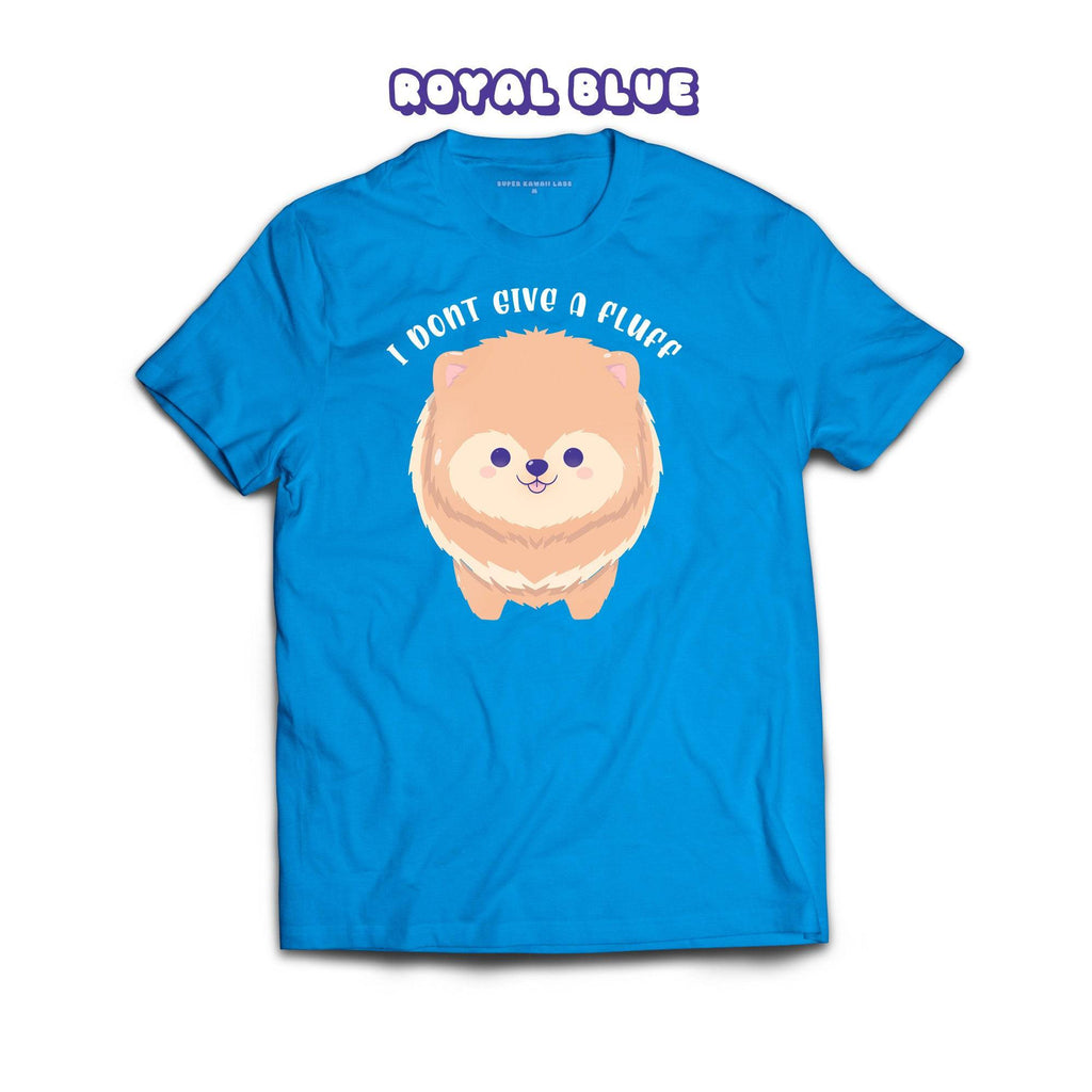 Pom T-shirt, Royal Blue 100% Ringspun Cotton T-shirt