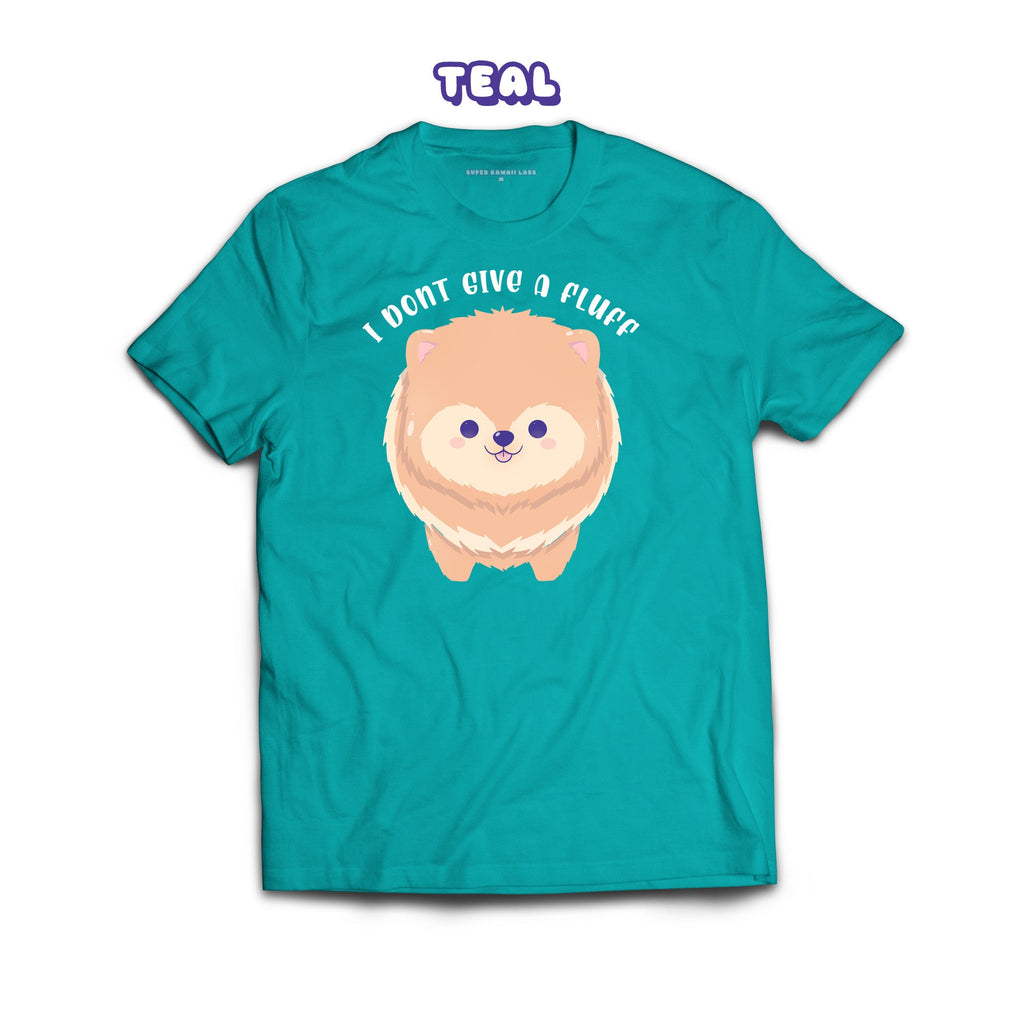 Pom T-shirt, Teal 100% Ringspun Cotton T-shirt
