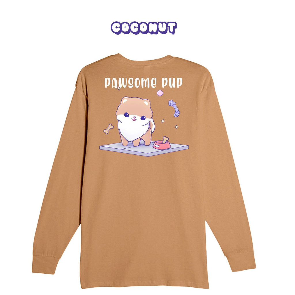 Pawesome Pup Longsleeve T-shirt - Super Kawaii Labs