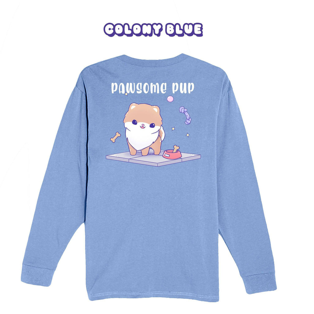 Pawesome Pup Longsleeve T-shirt - Super Kawaii Labs