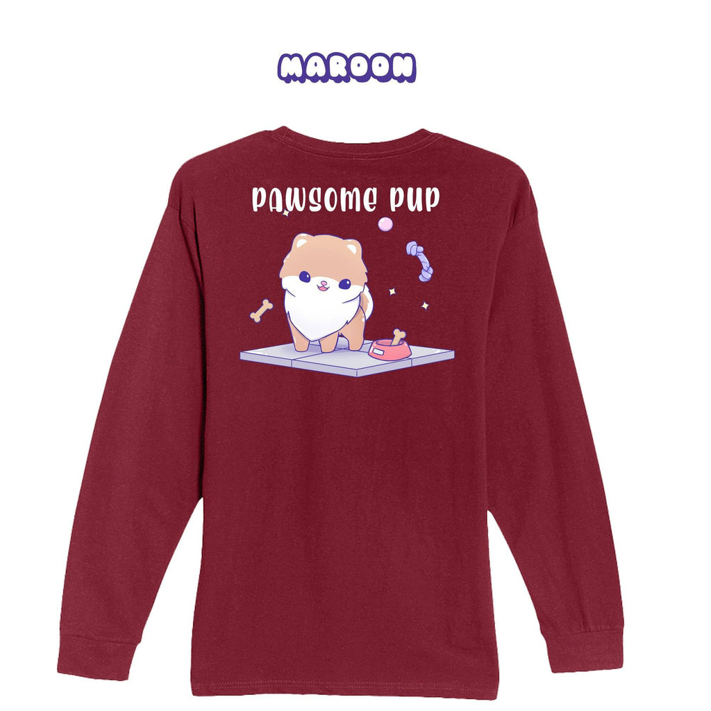 Pawesome Pup Longsleeve T-shirt - Super Kawaii Labs