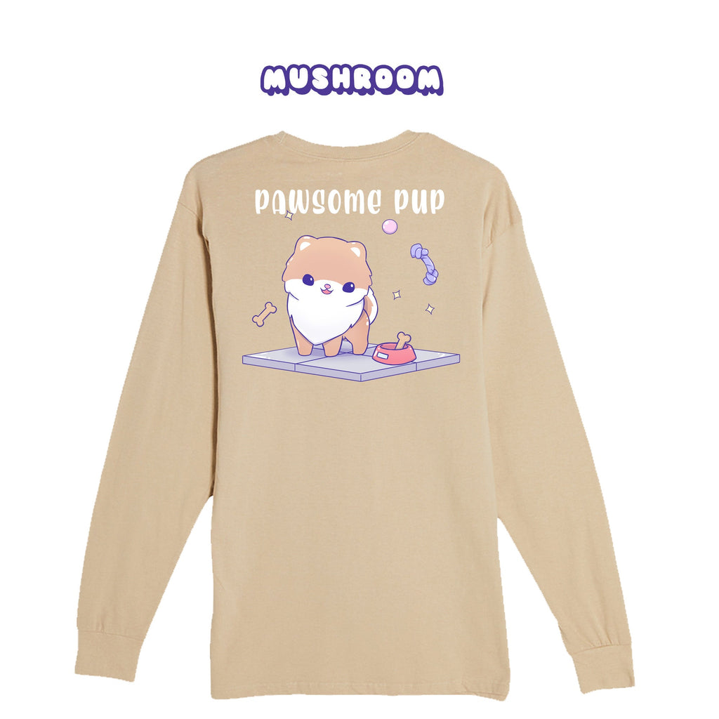 Pawesome Pup Longsleeve T-shirt - Super Kawaii Labs