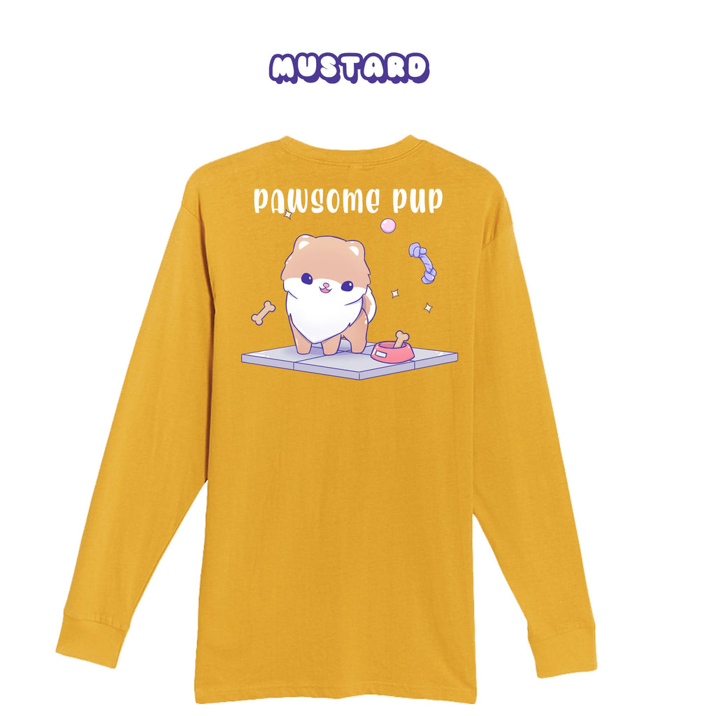 Pawesome Pup Longsleeve T-shirt - Super Kawaii Labs