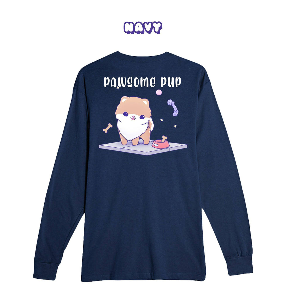 Pawesome Pup Longsleeve T-shirt - Super Kawaii Labs