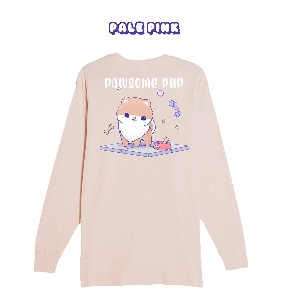 Pawesome Pup Longsleeve T-shirt - Super Kawaii Labs