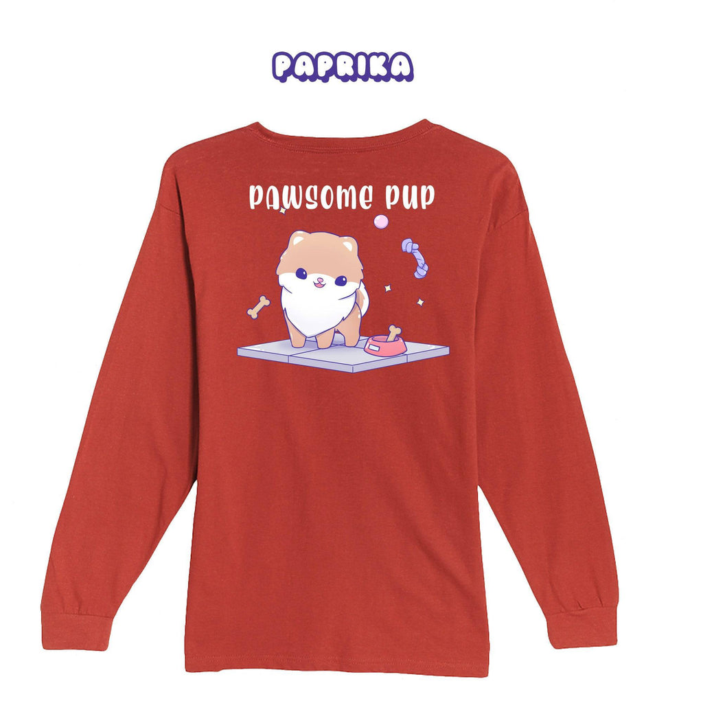 Pawesome Pup Longsleeve T-shirt - Super Kawaii Labs