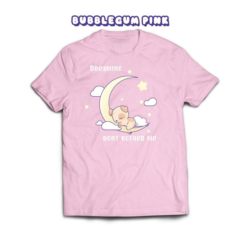 PuppyMoon T-shirt, Bubblegum Pink 100% Ringspun Cotton T-shirt
