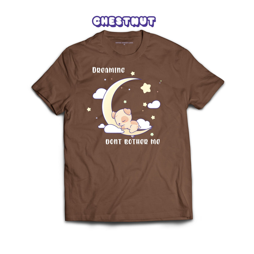 PuppyMoon T-shirt, Chestnut 100% Ringspun Cotton T-shirt