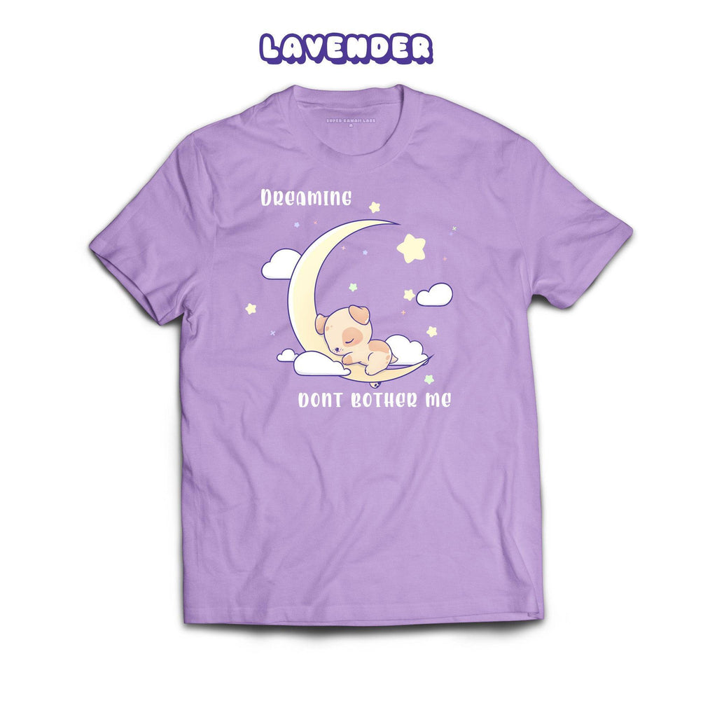PuppyMoon T-shirt, Lavender 100% Ringspun Cotton T-shirt