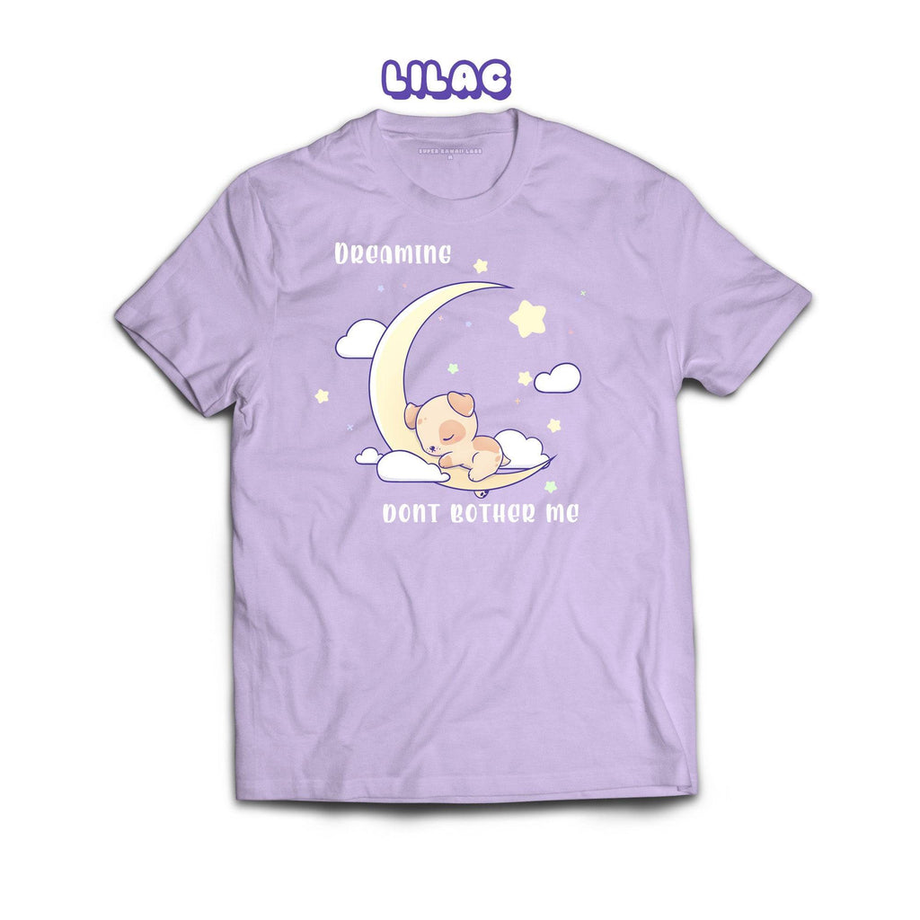 PuppyMoon T-shirt, Lilac 100% Ringspun Cotton T-shirt