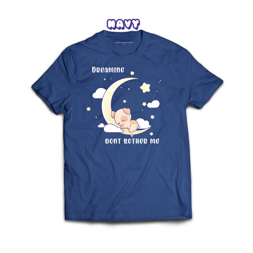 PuppyMoon T-shirt, Navy 100% Ringspun Cotton T-shirt