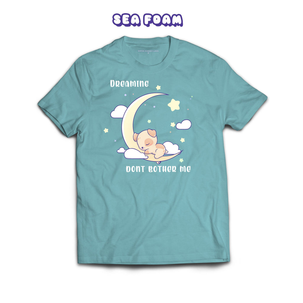 PuppyMoon T-shirt, Sea Foam 100% Ringspun Cotton T-shirt